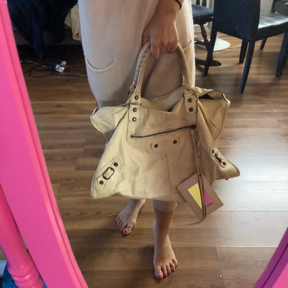 Balenciaga bag ivory color